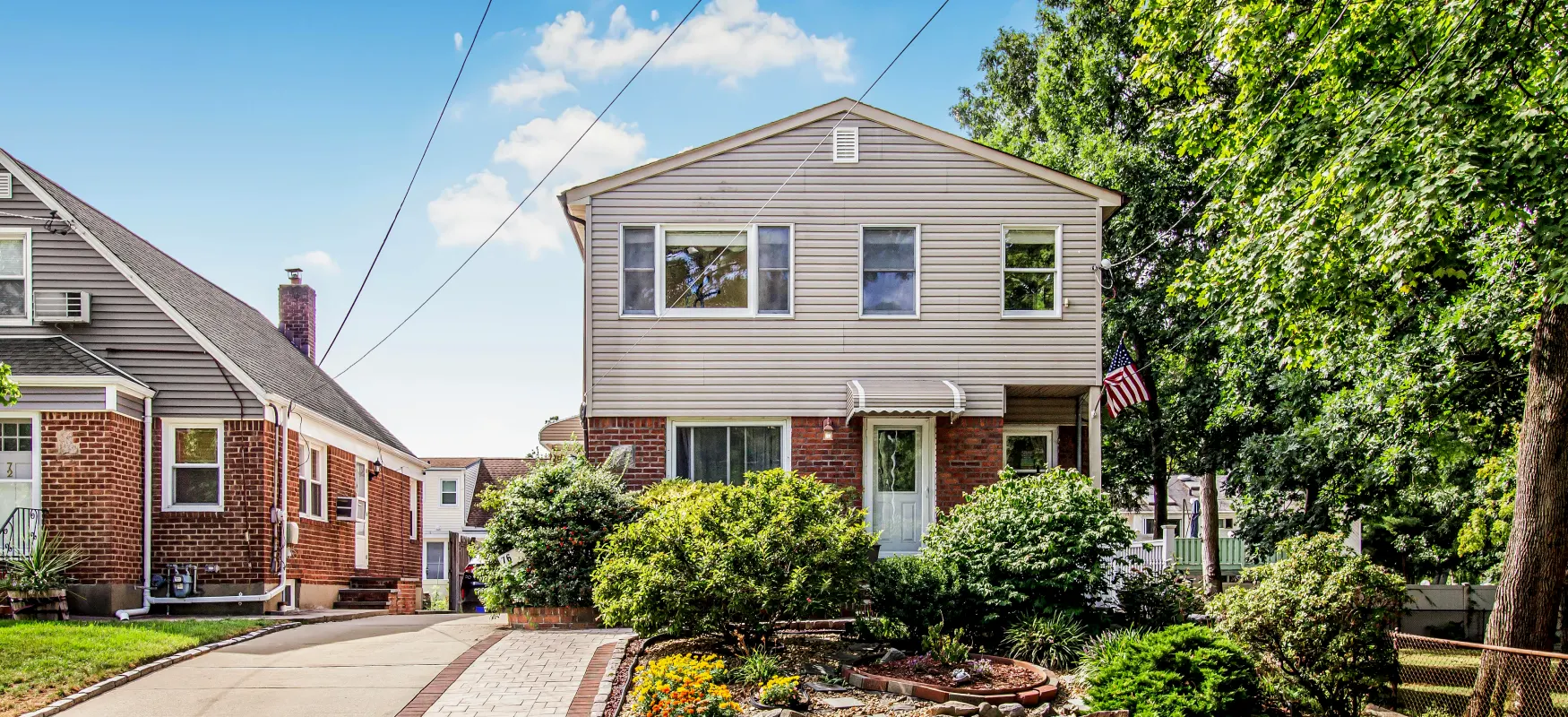 Two Material House Photo